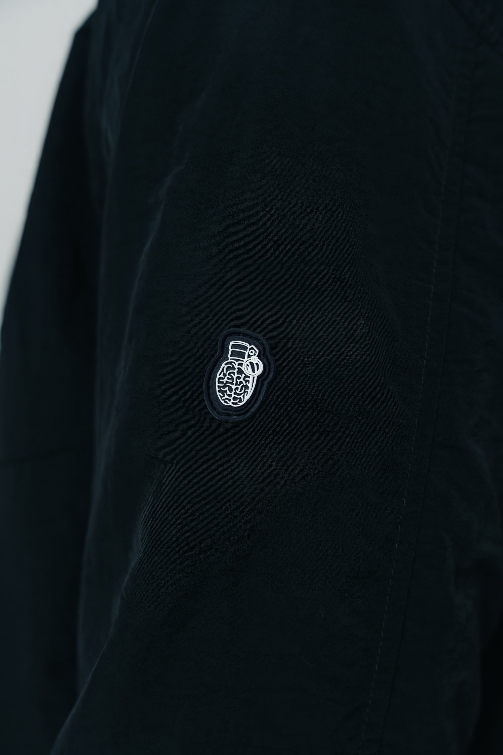 CH12-1100 - BLACK WINDBREAKER JACKET