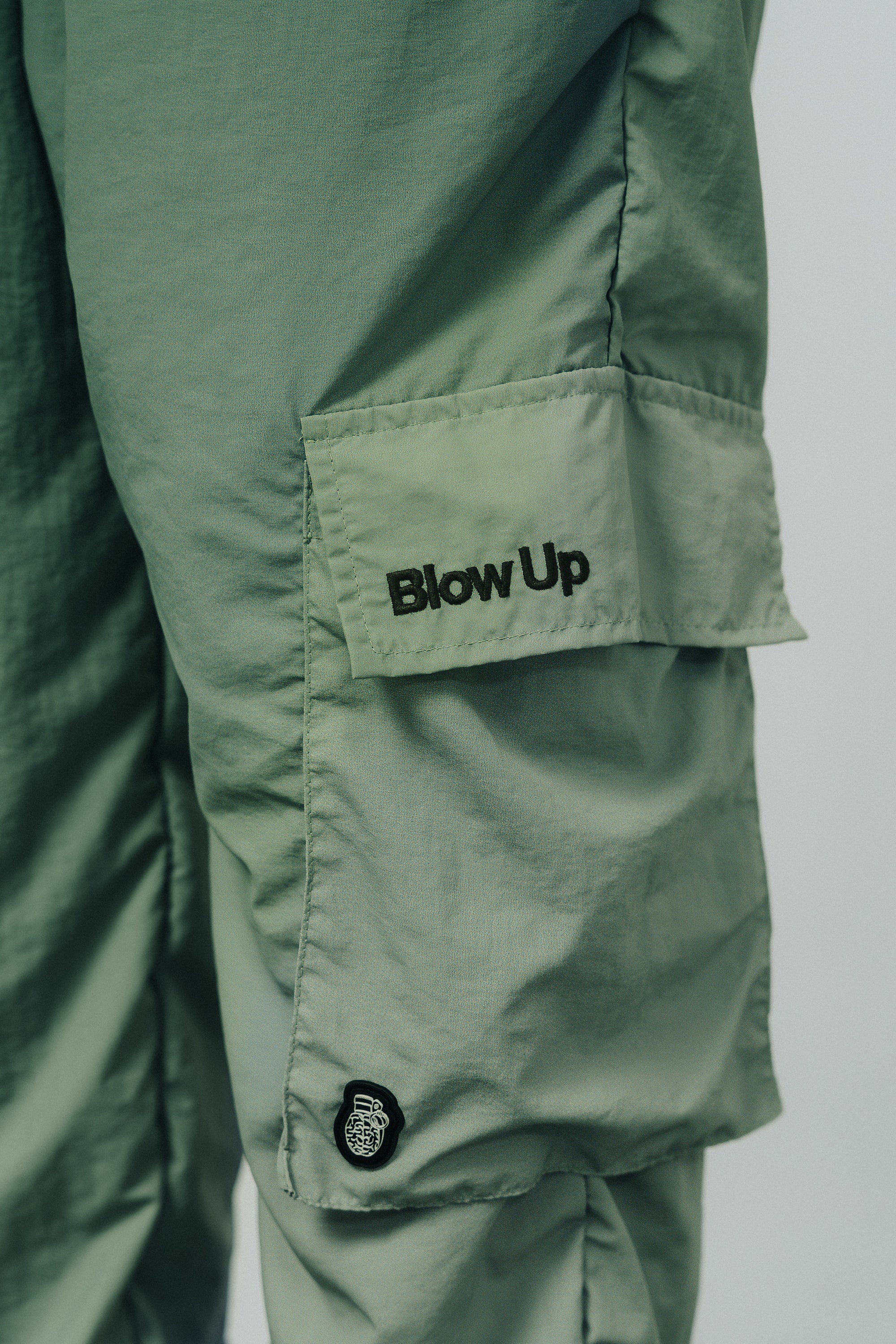 JG3-7013 - GREEN WINDBREAKER JOGGER