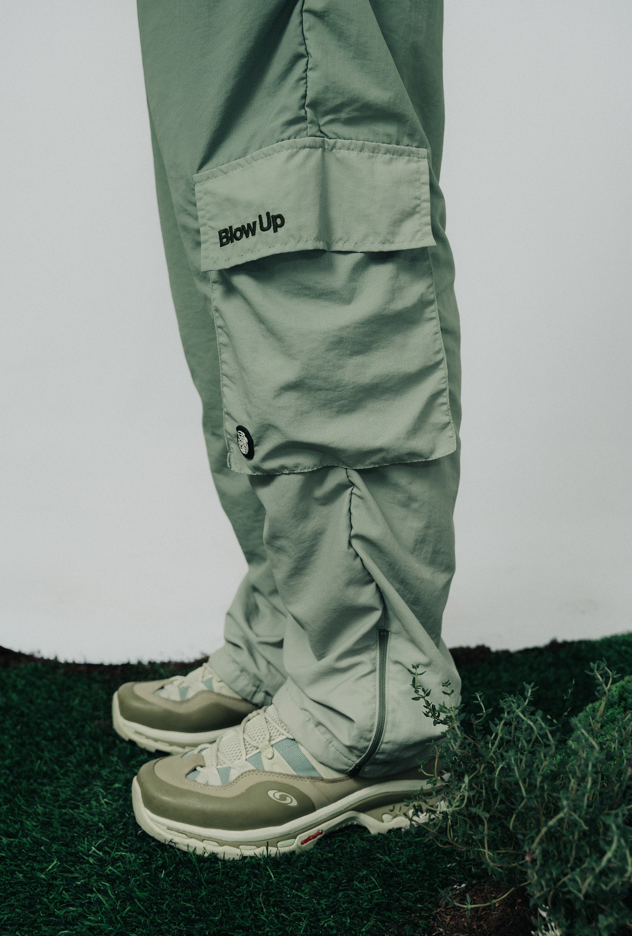 JG3-7013 - GREEN WINDBREAKER JOGGER