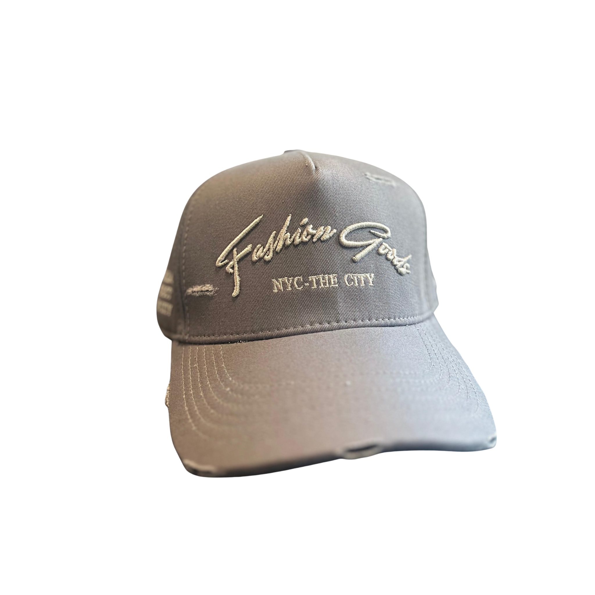 CENTRAL PARK 035 - GORRA GRIS DESGASTES