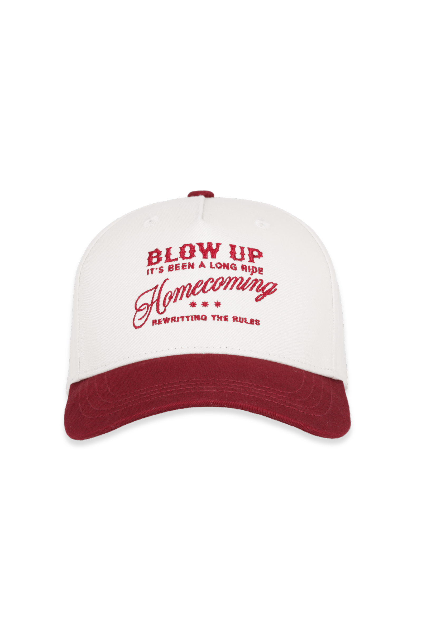 LONG RIDE IVORY RED CAP