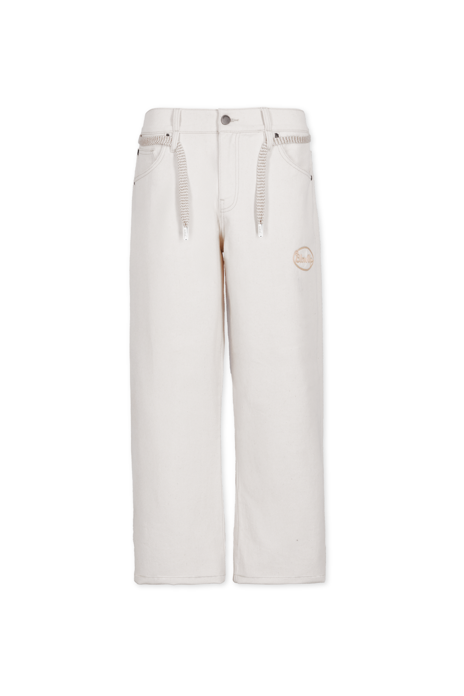 LASSO REGULAR FIT IVORY JEAN