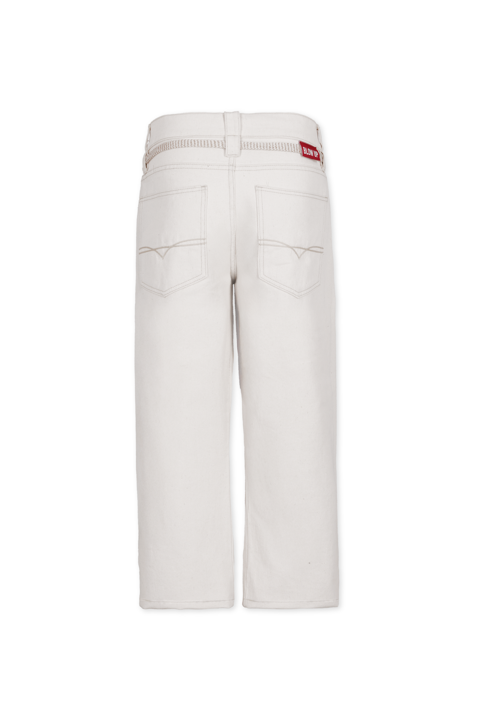 LASSO REGULAR FIT IVORY JEAN