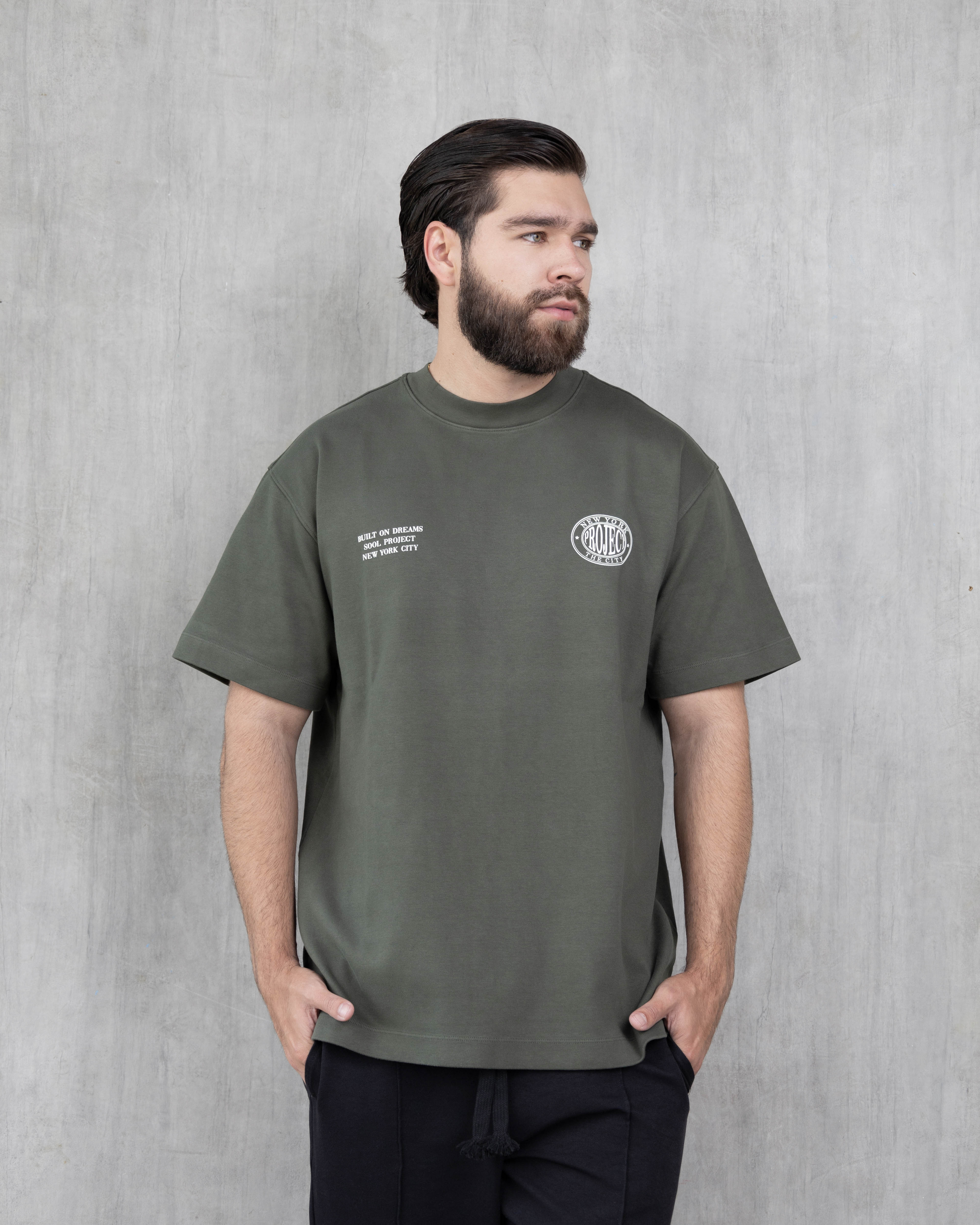 MANHATTAN 030 - CAMISETA VERDE