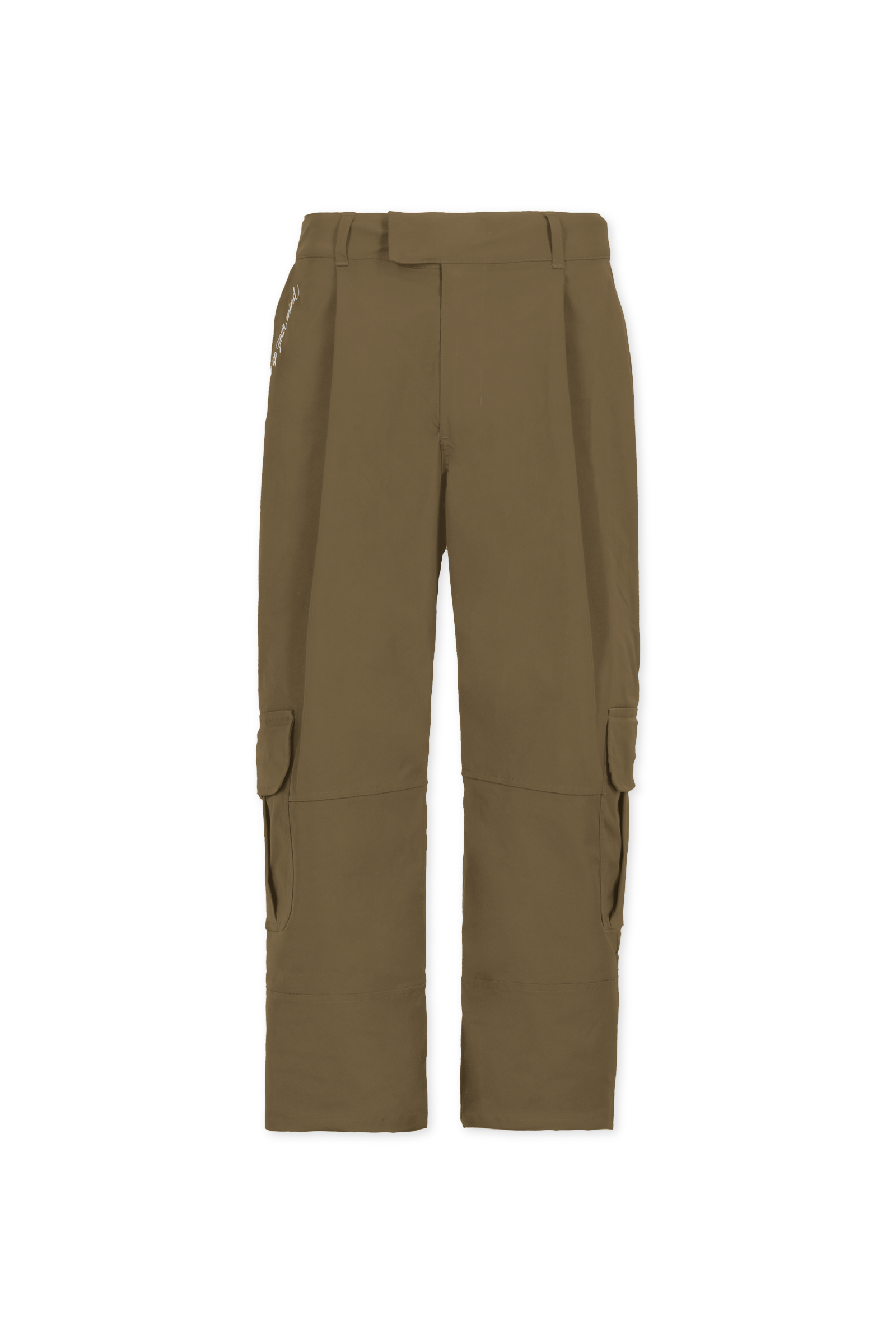WESTERN OLIVE WIDE CARGO PANTS