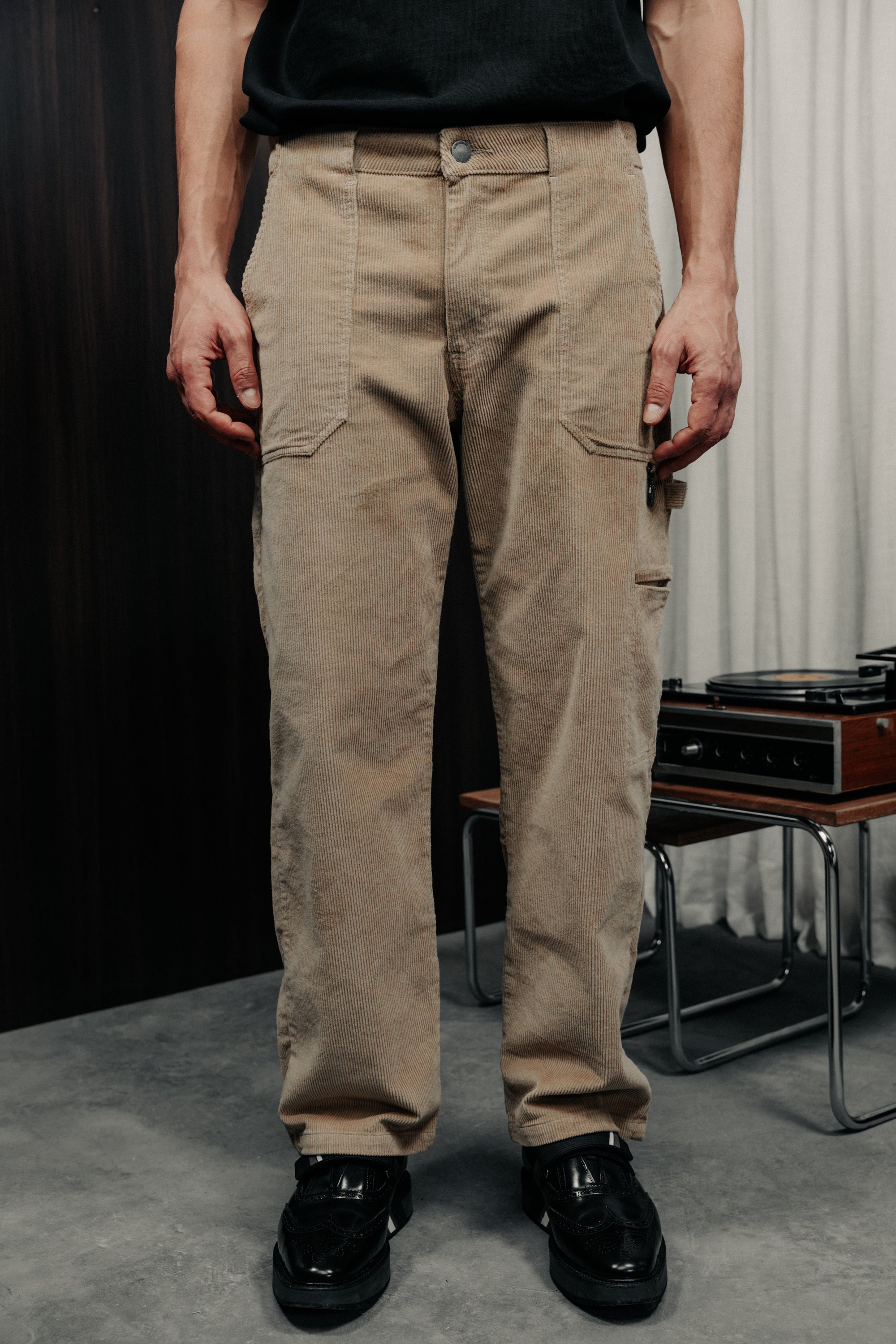 PN12-9019 - SAND CORDUROY PANTS