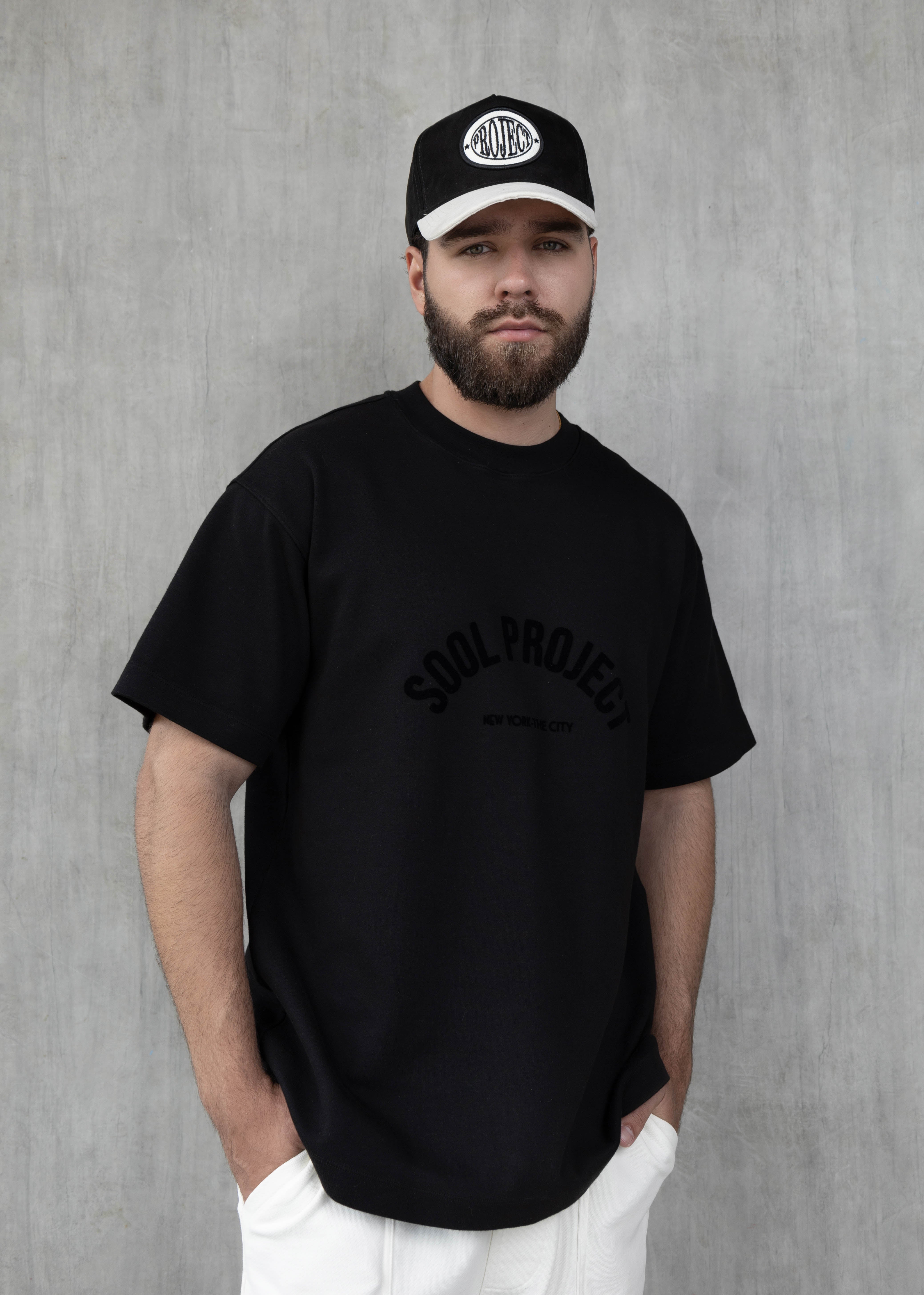 GORRA NEGRA GAMUZA