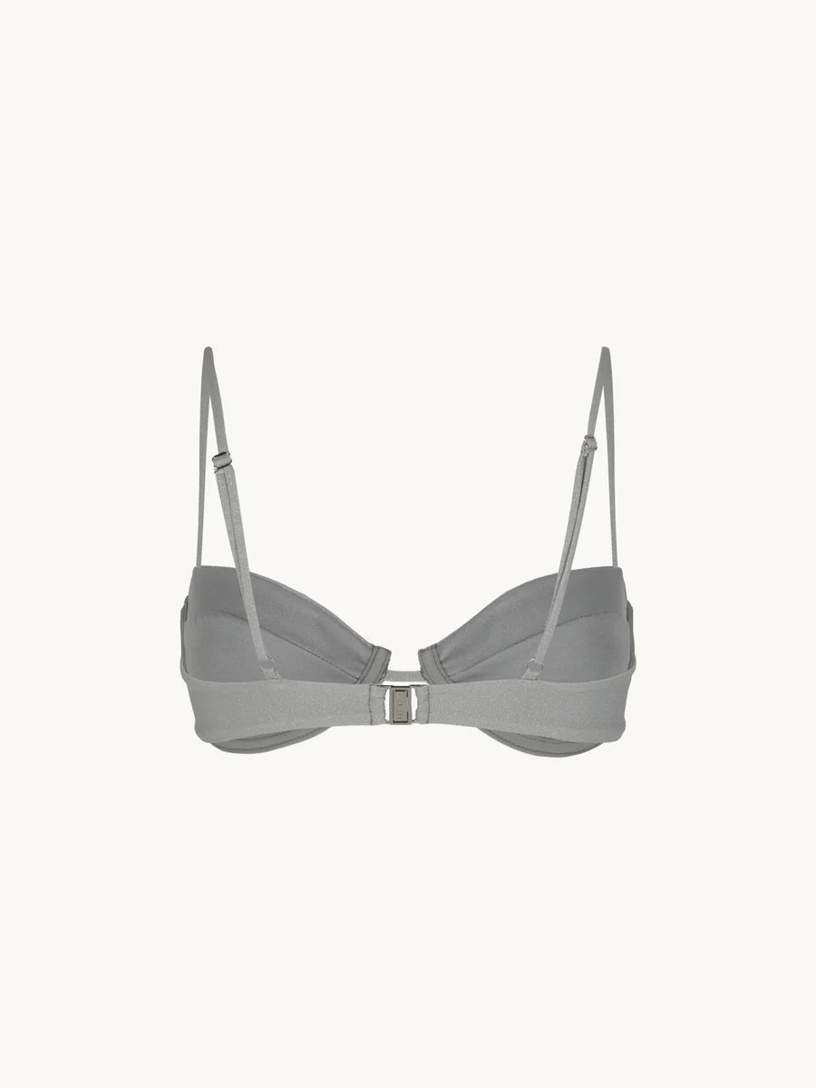 CTOPBIKINISILVER - CELEIT TOP BIKINI SILVER