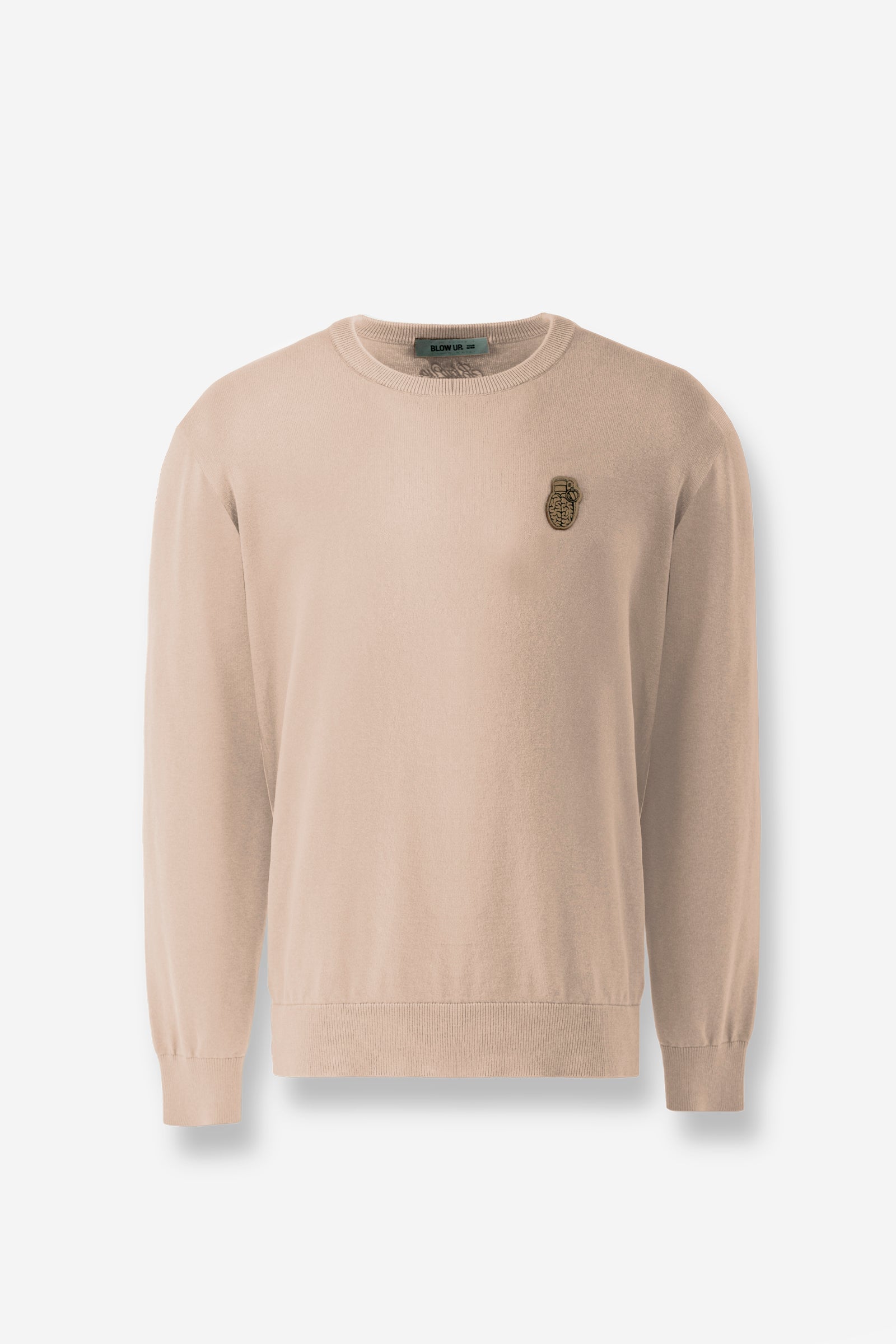 ST2-9021 - IVORY KNITTED TEXTURE SWEATER