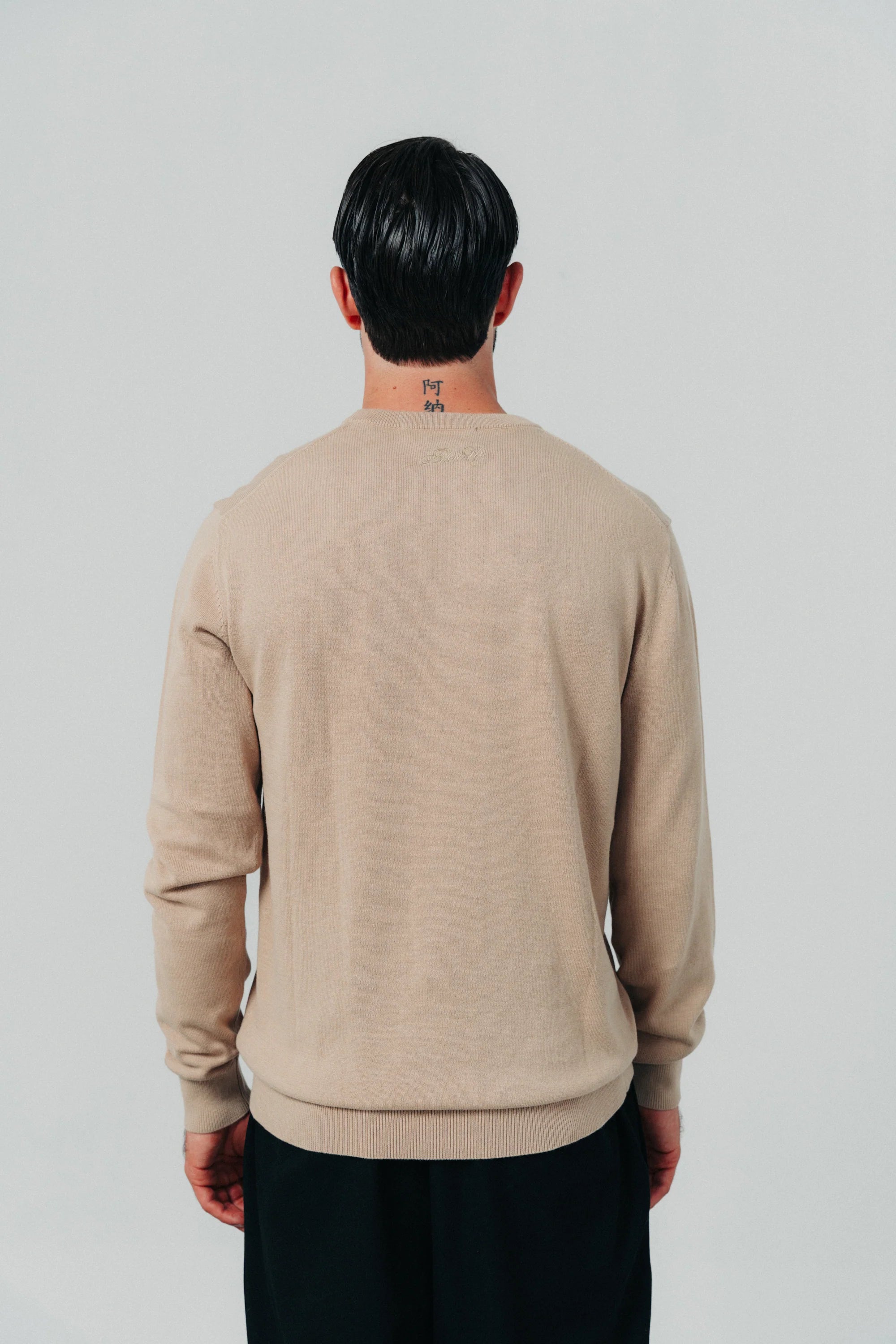 ST2-9021 - IVORY KNITTED TEXTURE SWEATER