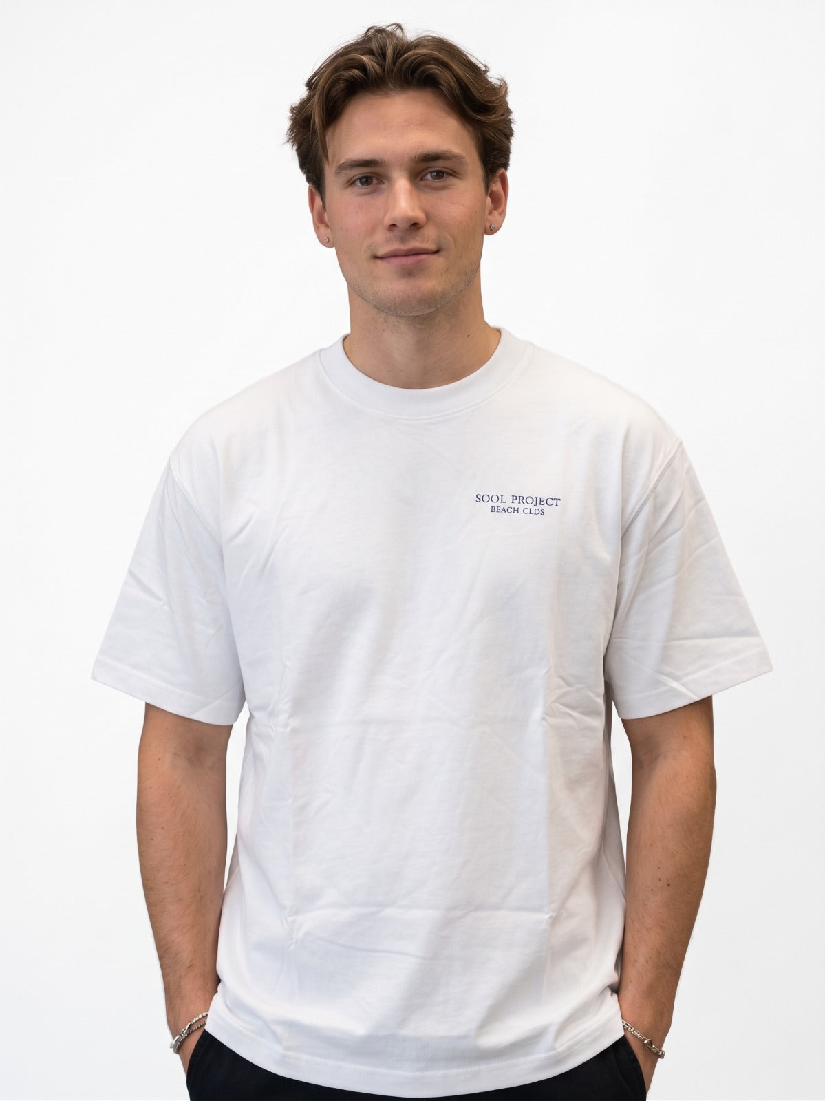 ELIA038 - CAMISETA BLANCA LOGO FROTNALAZUL