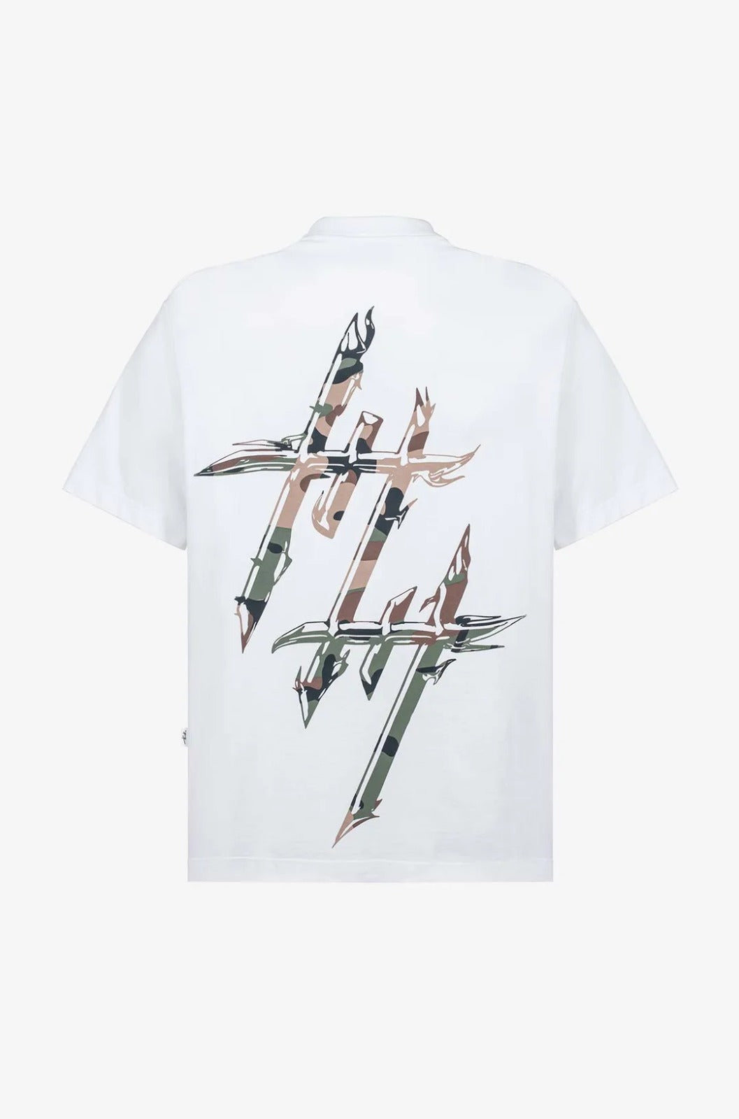 CWQ9-RCAMO - CAMISETA BLANCA LOGO CAMO
