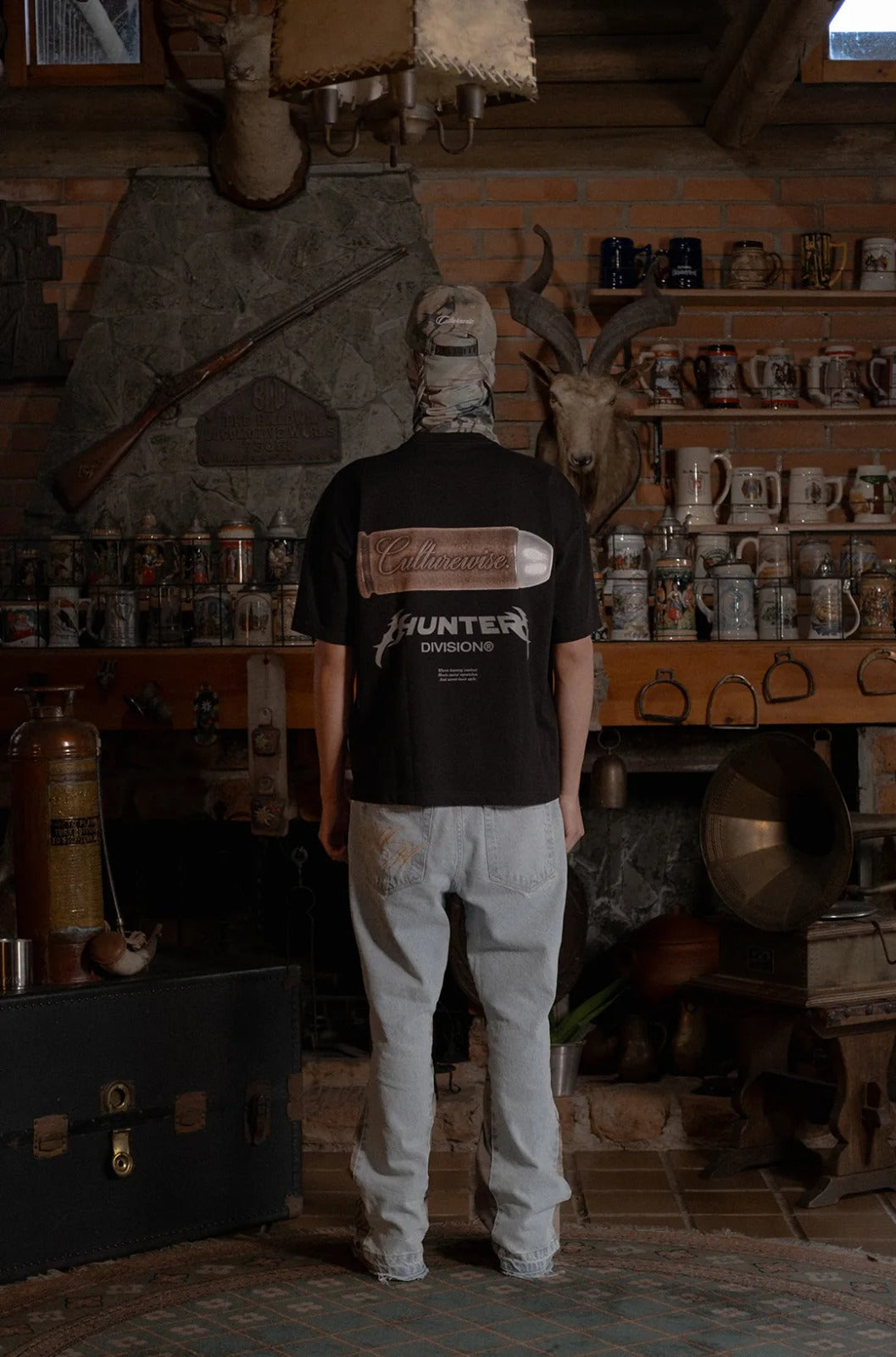 CWQ9-OBAL - CAMISETA NEGRA BALA