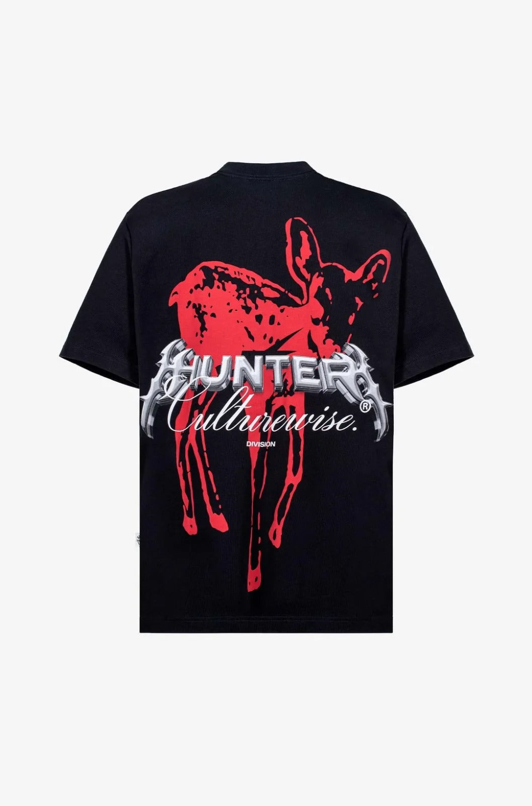 CWQ9-RVENA - CAMISETA NEGRA VENADO