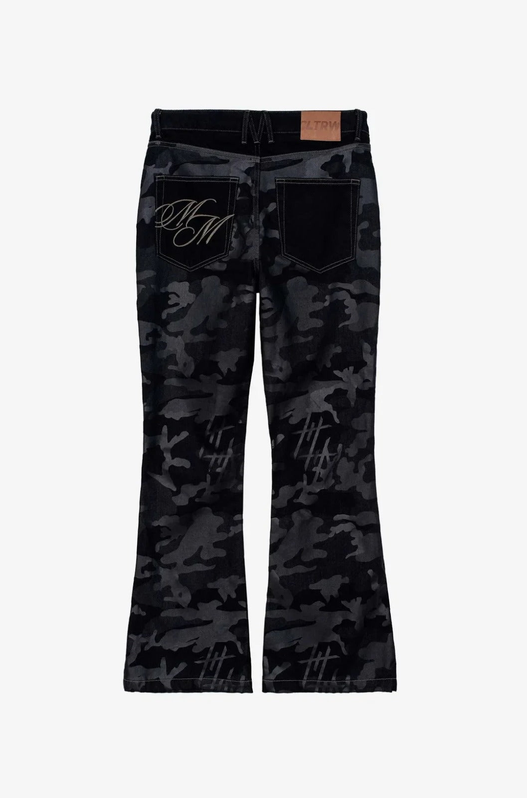 CWQ9-FLAREO - Classic Flare Jean Negro Camo