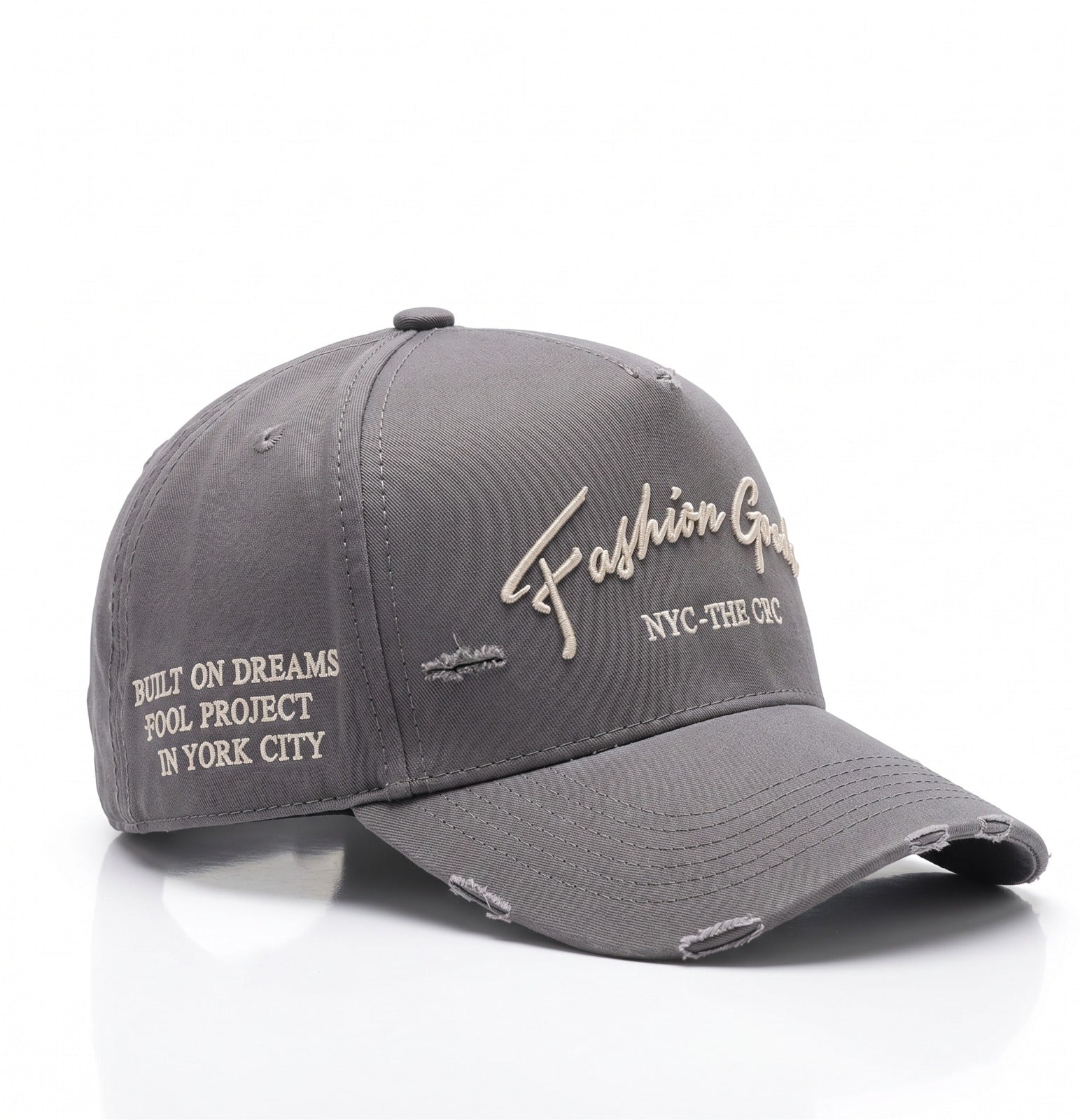 CENTRAL PARK 035 - GORRA GRIS DESGASTES