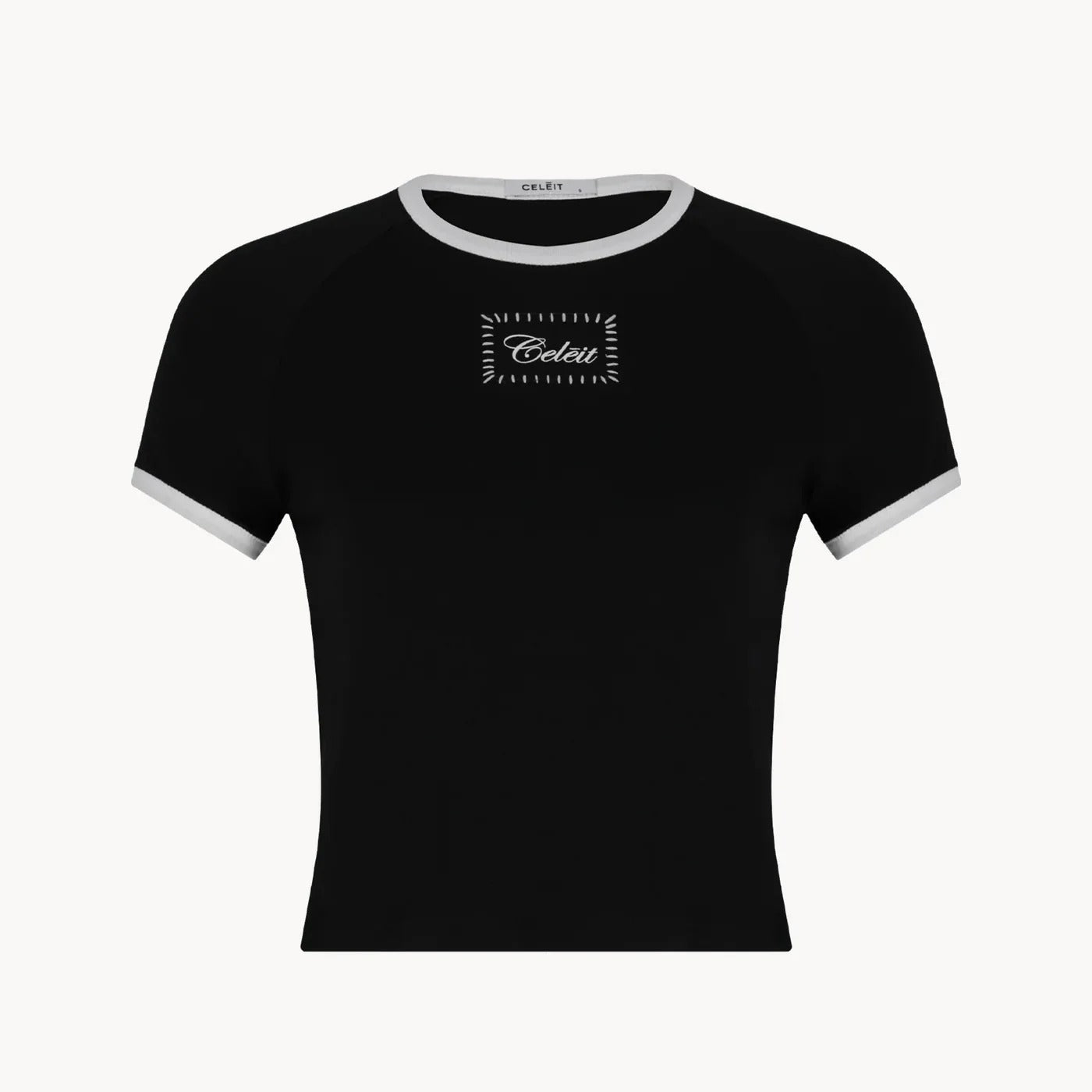 CBABYTEEBLACK - CELEIT BABY TEE BLACK