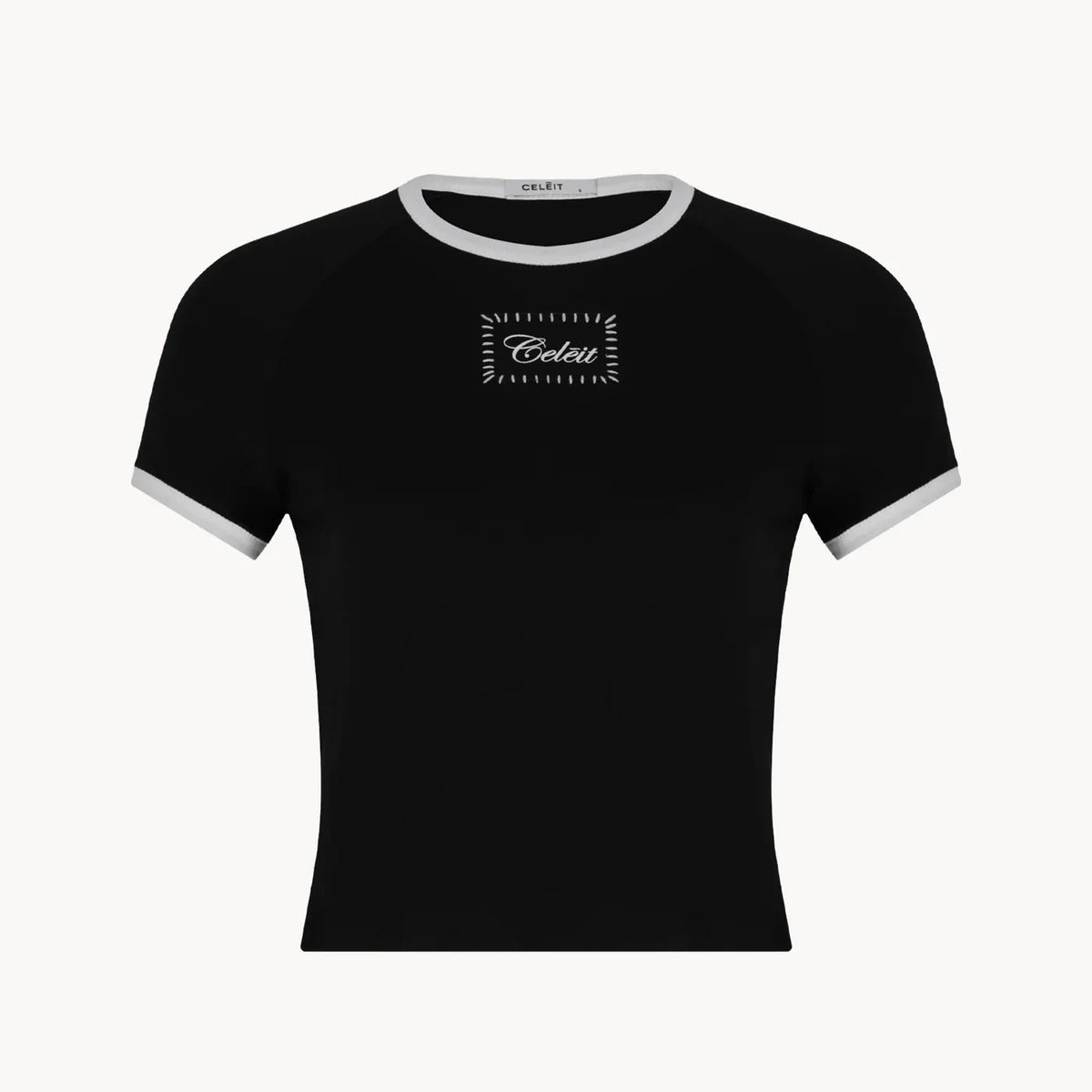 CBABYTEEBLACK - CELEIT BABY TEE BLACK