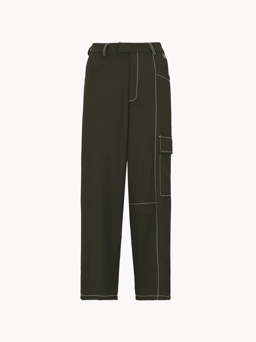 CASYMMPANTGREEN - CELEIT ASYMM PANT GREEN