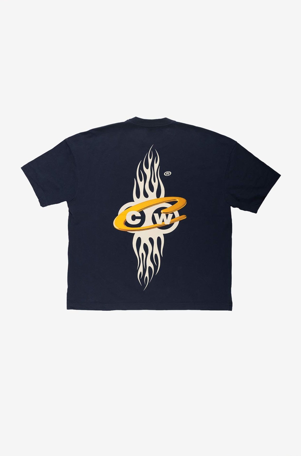 CAMISETA OVERSIZE FLAME AZUL