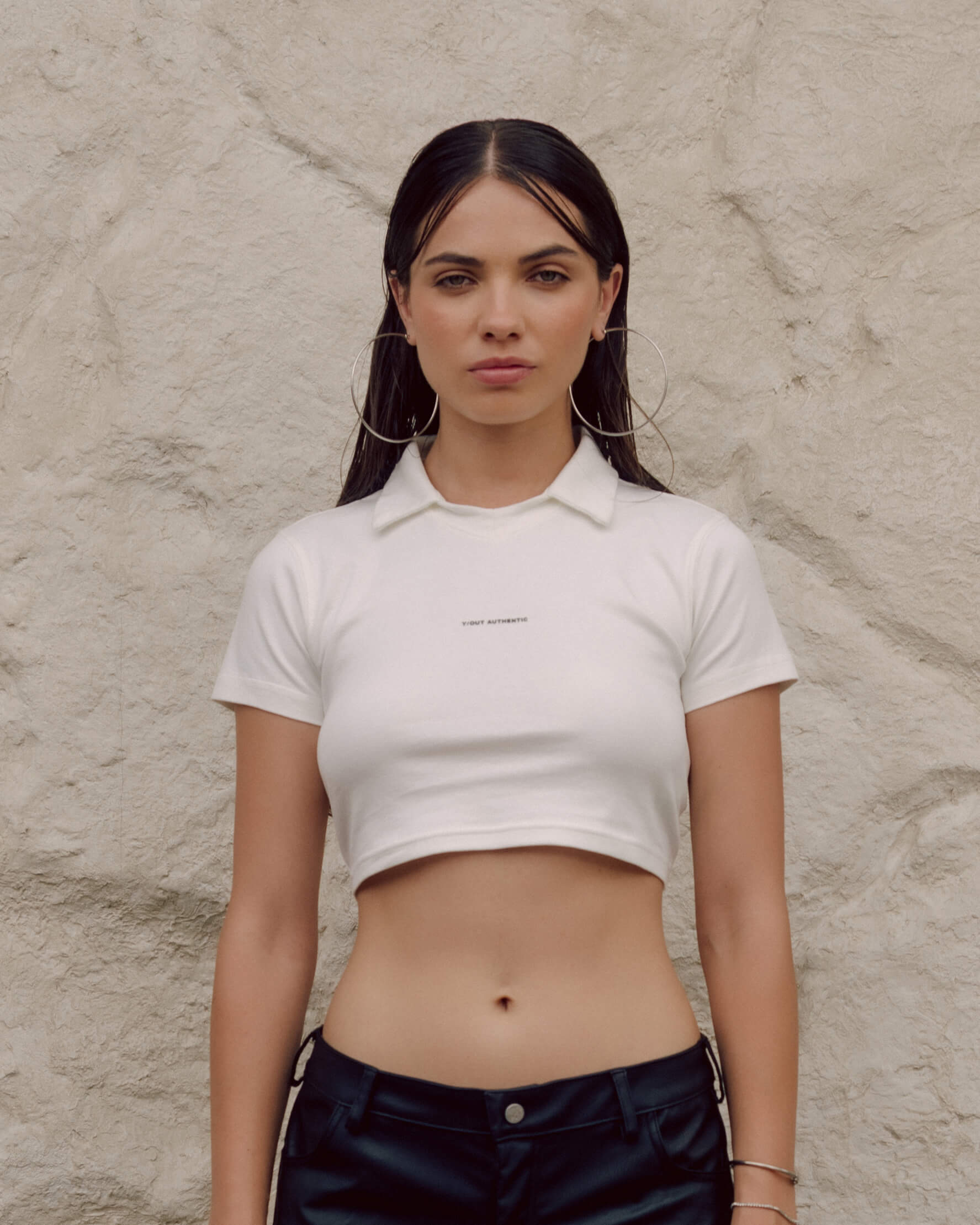 S1172 - MIXED NECK POLO IVORY